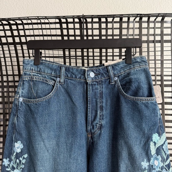 Free people we the free Willow floral embroidered jeans forget me not - Picture 5 of 10